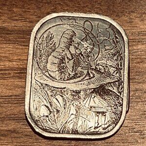 Alice in Wonderland belt buckle